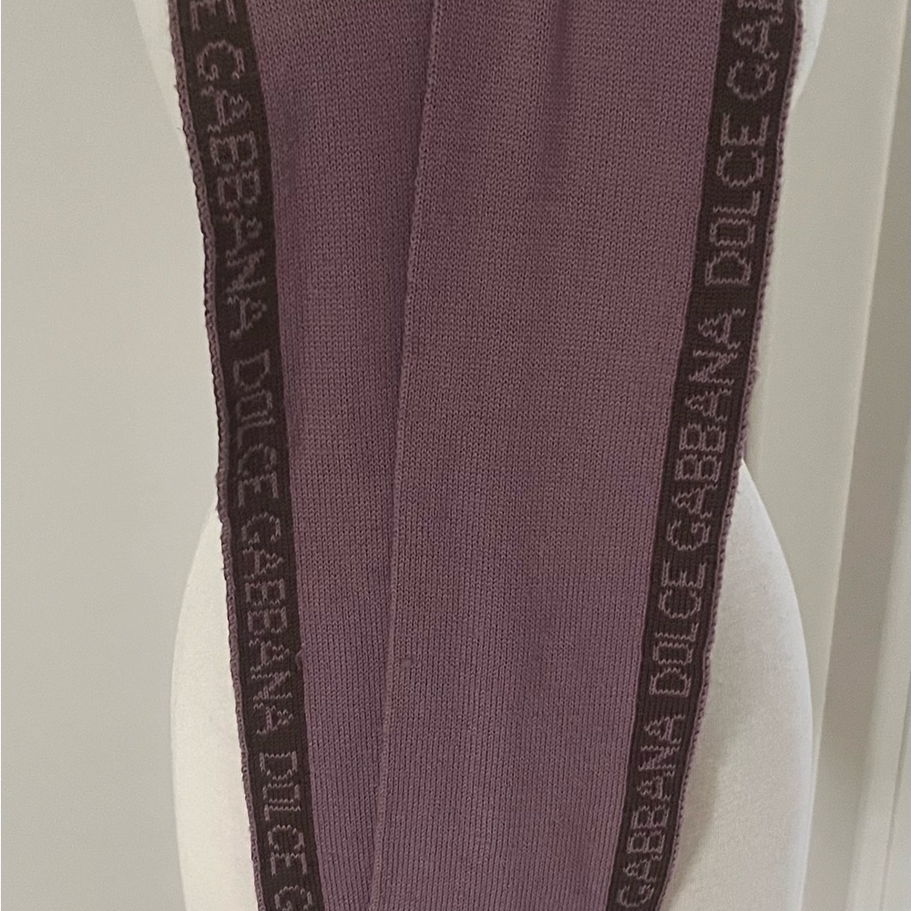 Dolce & Gabbana Brown and pink scarf made in Italy